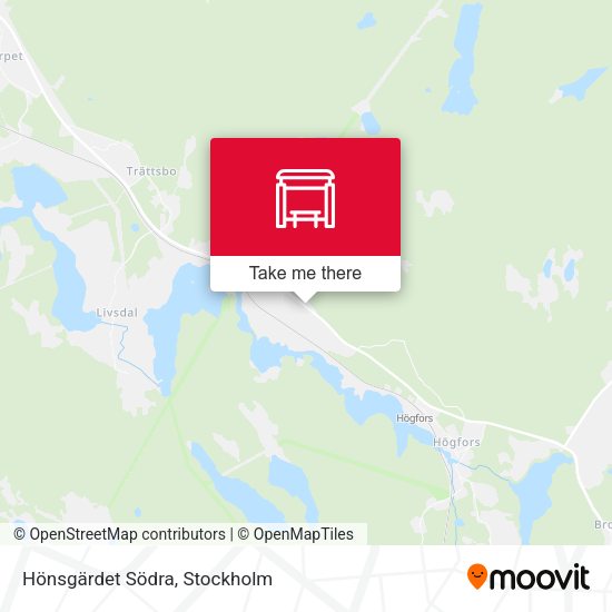 Hönsgärdet Södra map