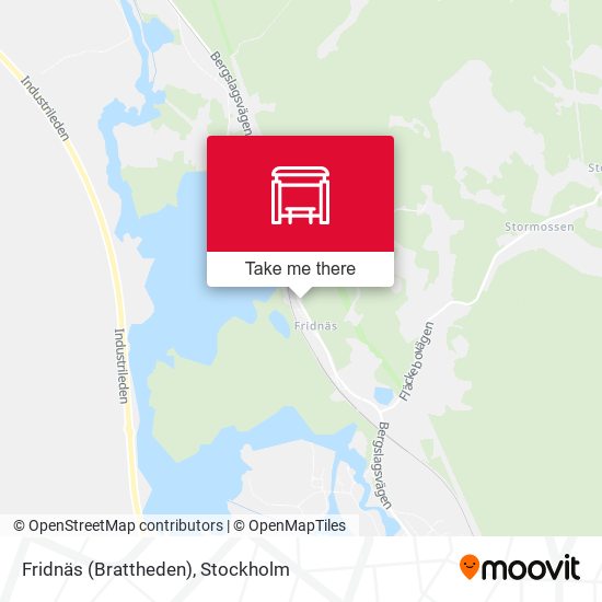 Fridnäs (Brattheden) map