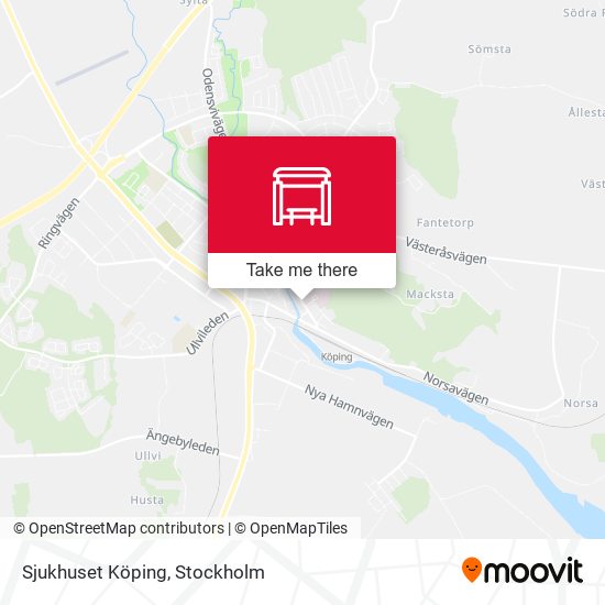 Sjukhuset Köping map