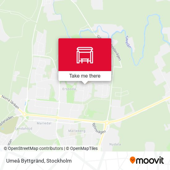 Umeå Byttgränd map