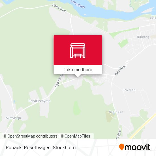 Röbäck, Rosettvägen map