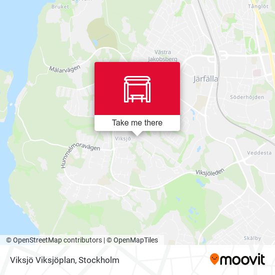 Viksjö Viksjöplan map