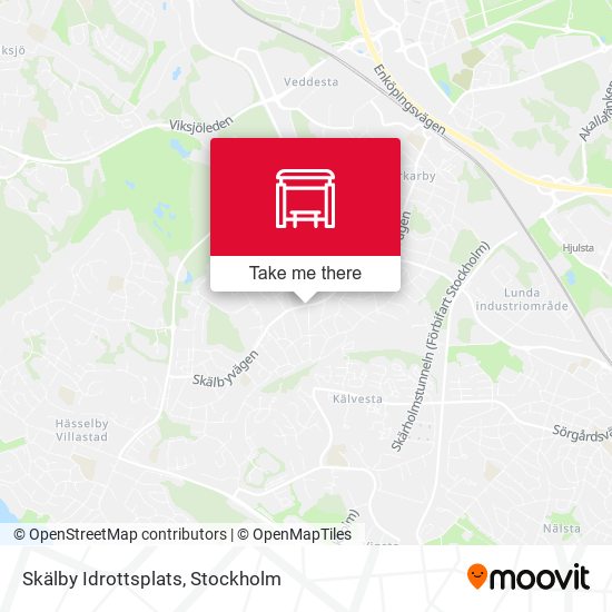 Skälby Idrottsplats map