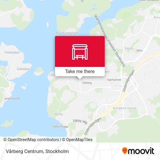 Vårberg Centrum map