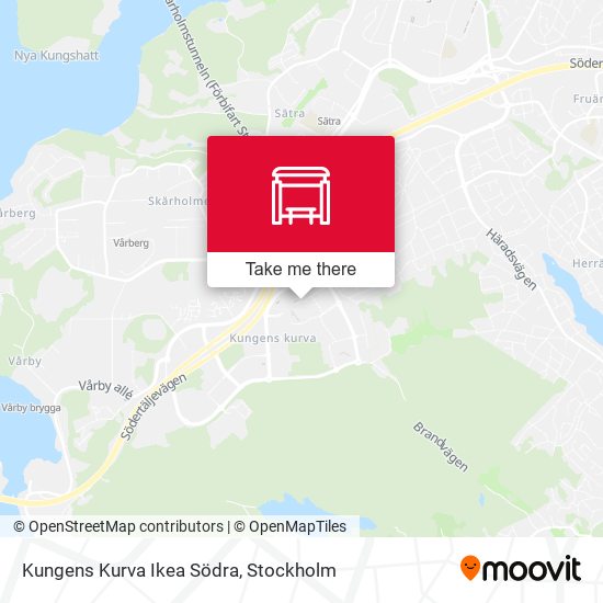 Kungens Kurva Ikea Södra map