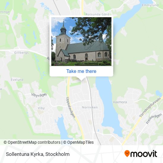 Sollentuna Kyrka map