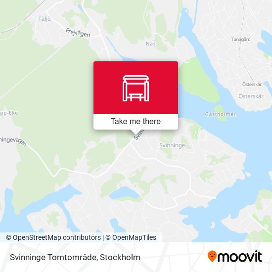 Svinninge Tomtområde map