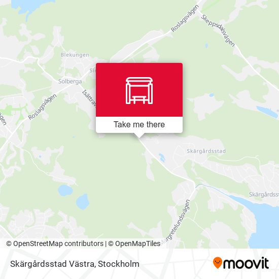 Skärgårdsstad Västra map