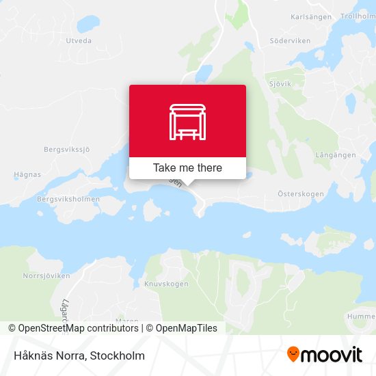 Håknäs Norra map