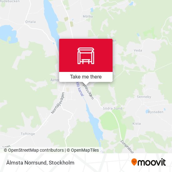 Älmsta Norrsund map