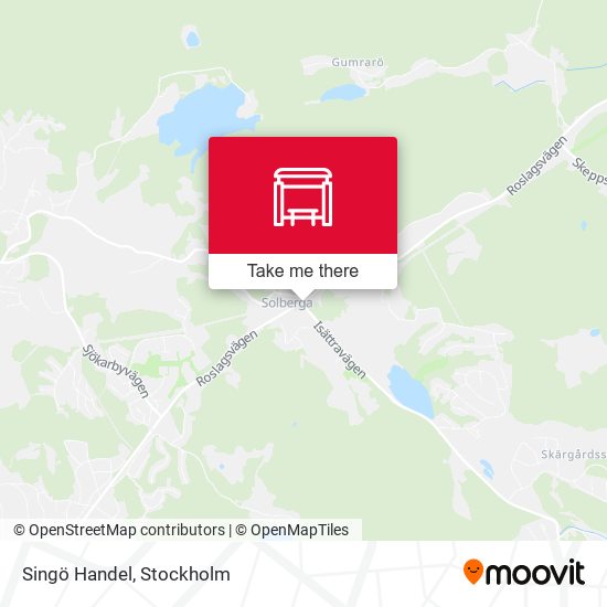 Singö Handel map