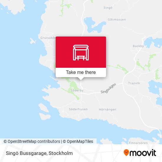 Singö Bussgarage map