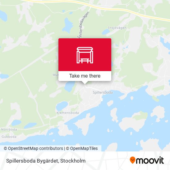 Spillersboda Bygärdet map