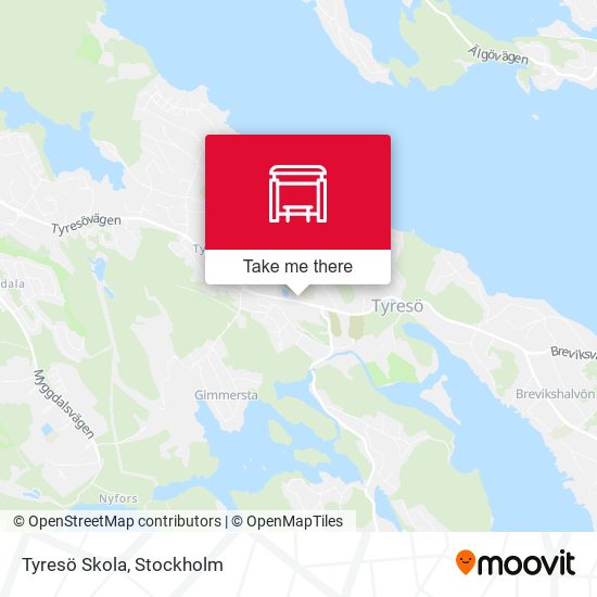 Tyresö Skola map