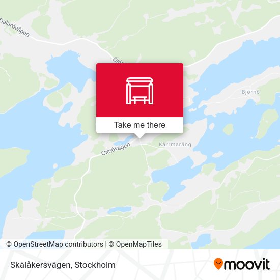 Skälåkersvägen map