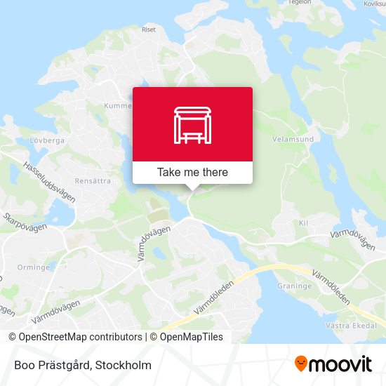 Boo Prästgård map