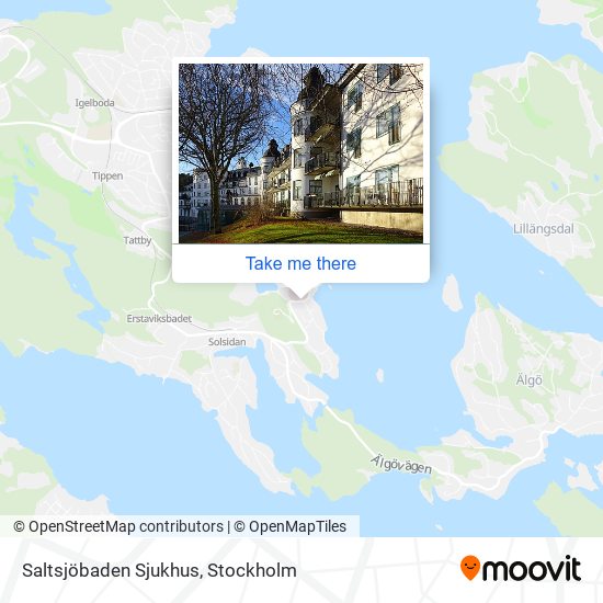 Saltsjöbaden Sjukhus map