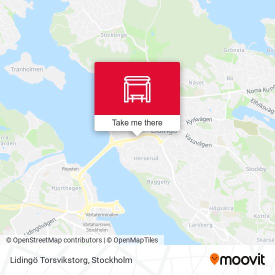 Lidingö Torsvikstorg map