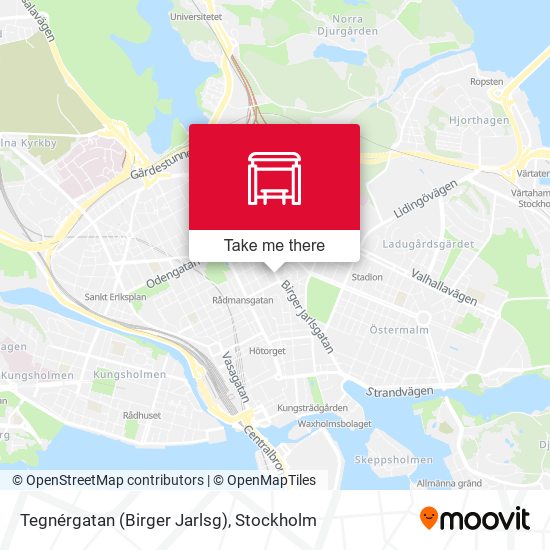 Tegnérgatan (Birger Jarlsg) map