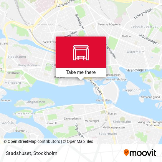 Stadshuset map