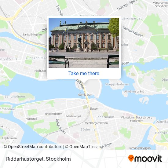 Riddarhustorget map