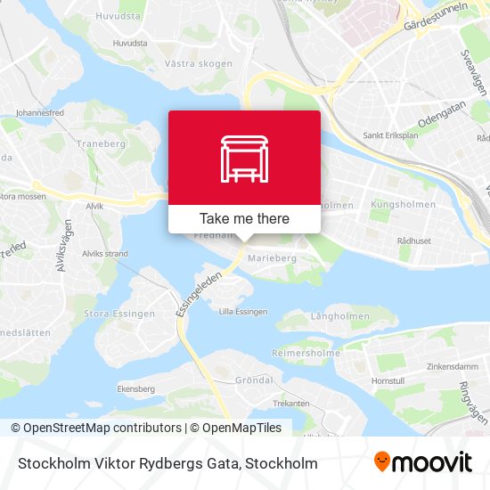 Stockholm Viktor Rydbergs Gata map