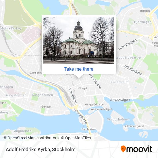 Adolf Fredriks Kyrka map