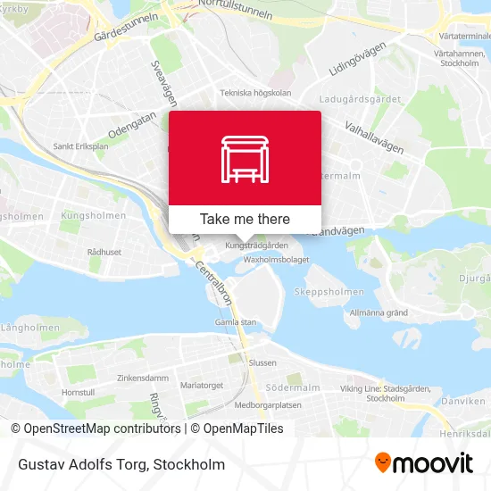 Gustav Adolfs Torg map