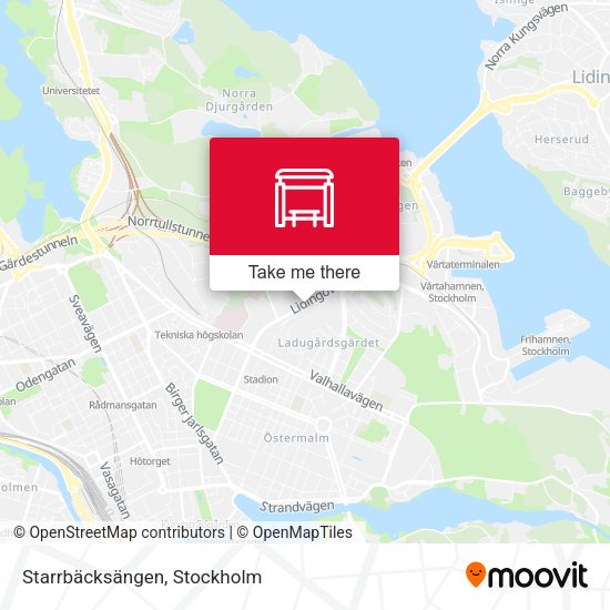 Starrbäcksängen map