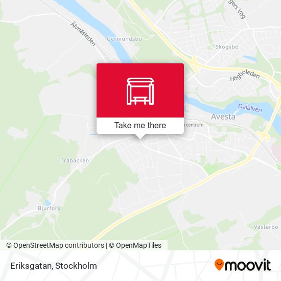 Eriksgatan map