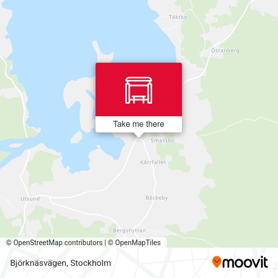 Björknäsvägen map