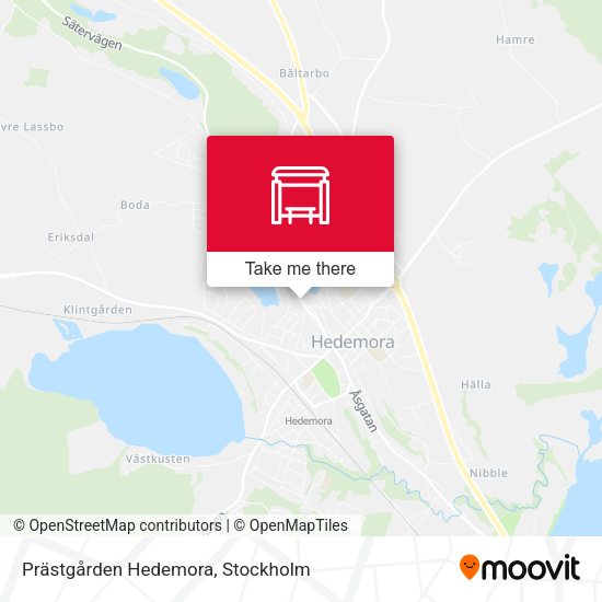 Prästgården Hedemora map