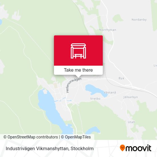 Industrivägen Vikmanshyttan map