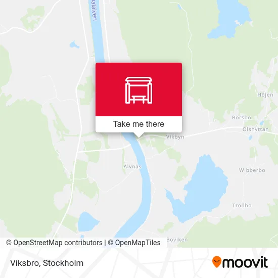 Viksbro map