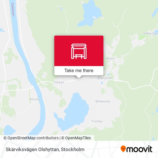 Skärviksvägen Olshyttan map