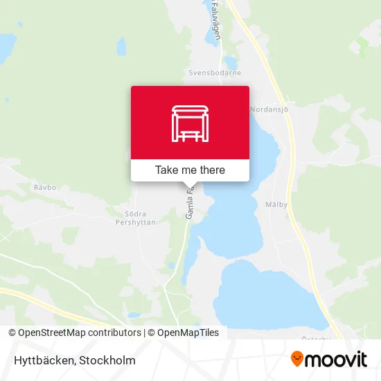 Hyttbäcken map