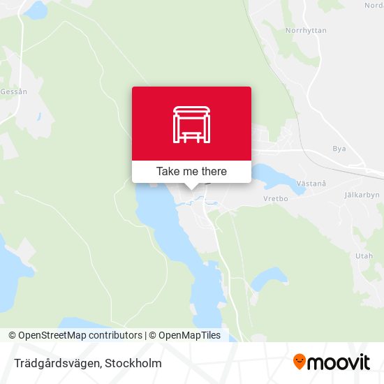 Trädgårdsvägen map