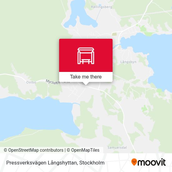 Pressverksvägen Långshyttan map