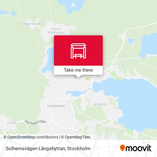 Solhemsvägen Långshyttan map