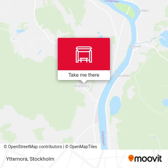 Ytternora map
