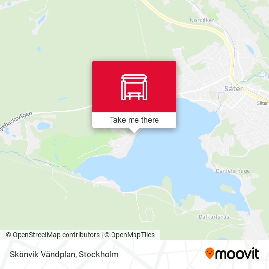 Skönvik Vändplan map