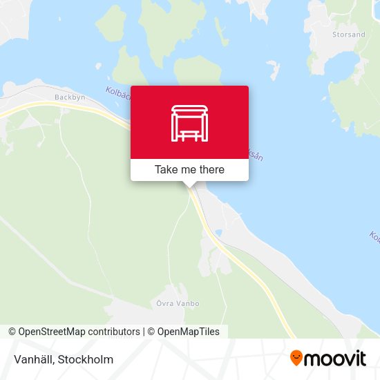 Vanhäll map