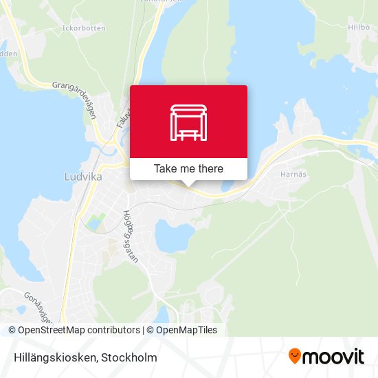 Hillängskiosken map