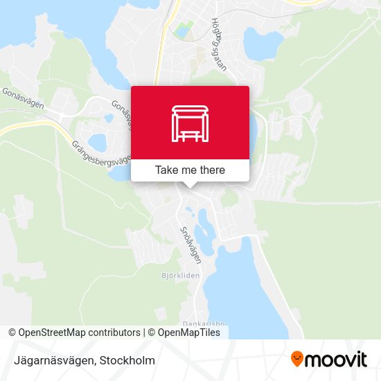 Jägarnäsvägen map