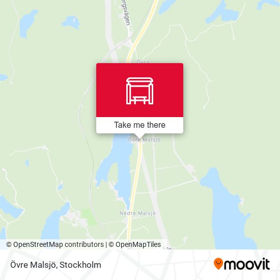 Övre Malsjö map