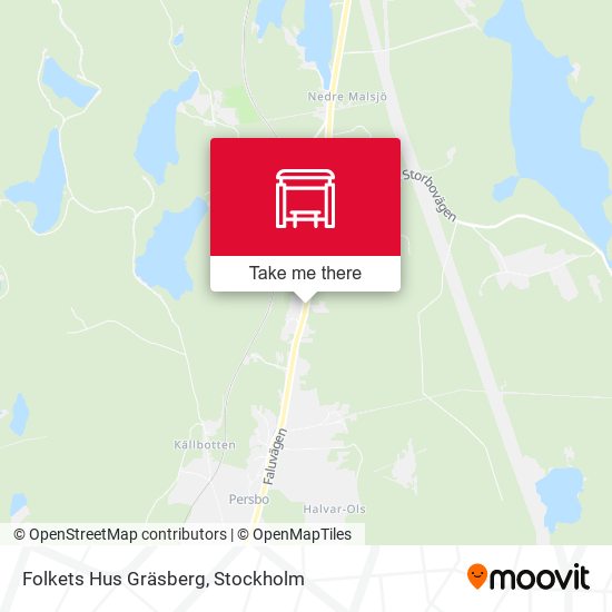 Folkets Hus Gräsberg map