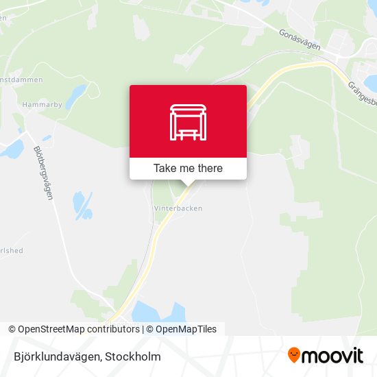 Björklundavägen map