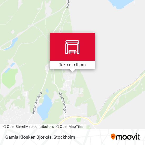 Gamla Kiosken Björkås map