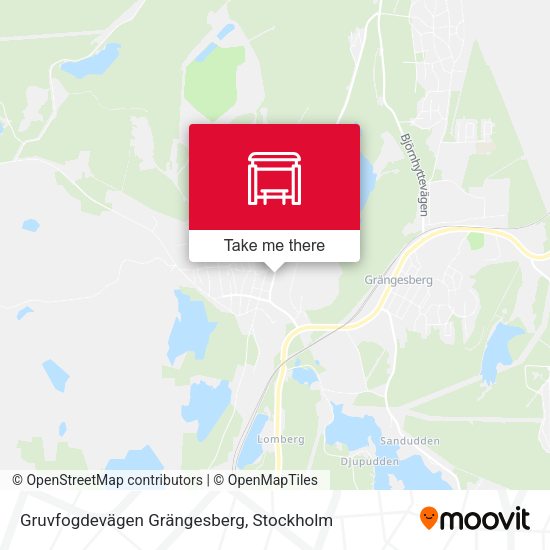Gruvfogdevägen Grängesberg map