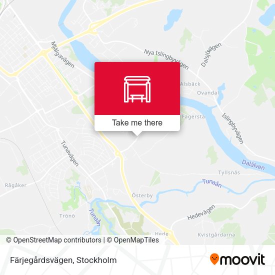 Färjegårdsvägen map